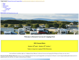 dornochcaravans.co.uk screenshot