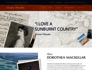 dorotheamackellar.com.au screenshot
