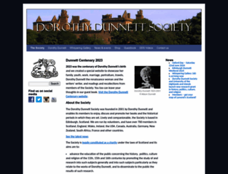 dorothydunnett.org screenshot