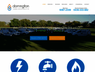dorringtonplumbing.com.au screenshot