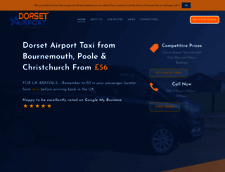 dorsetairporttaxi.co.uk screenshot