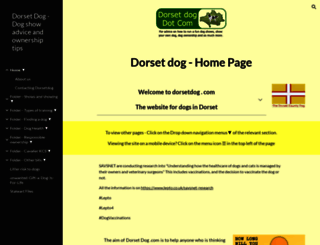 dorsetdog.com screenshot