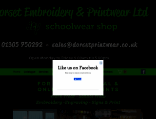 dorsetprintwear.com screenshot