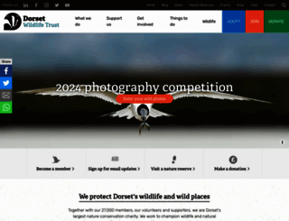 dorsetwildlifetrust.org.uk screenshot
