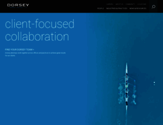dorsey.com screenshot