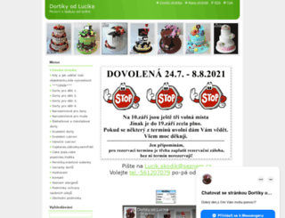 dortiky-od-lucika.webnode.cz screenshot