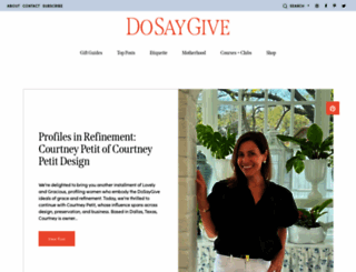 dosaygive.com screenshot