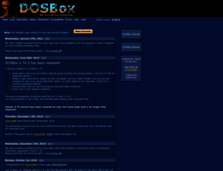 dosbox.com screenshot