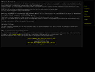 dosdriver.de screenshot