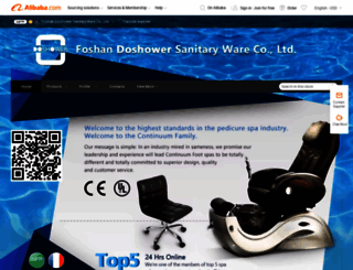 doshower.en.alibaba.com screenshot