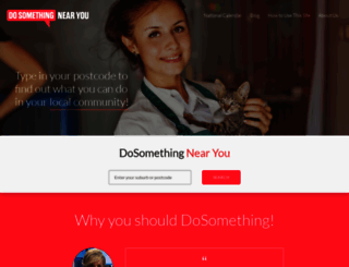 dosomething.net.au screenshot