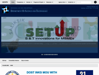 dost.gov.ph screenshot