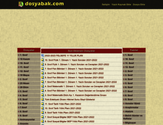 dosyabak.com screenshot