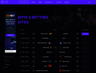 dota-bet.com screenshot