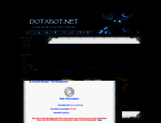 dotabot.net screenshot