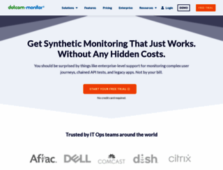 dotcom-monitor.com screenshot