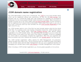 dotcomdomainsregistration.com screenshot