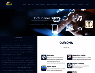 dotconnectafrica.org screenshot