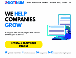 dotinum.com screenshot