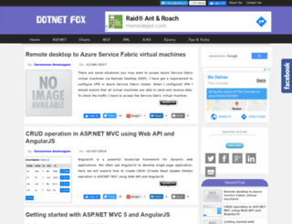 dotnetfox.com screenshot
