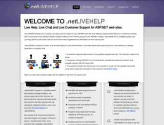 dotnetlivehelp.com screenshot