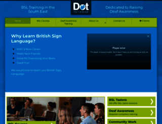 dotsignlanguage.co.uk screenshot