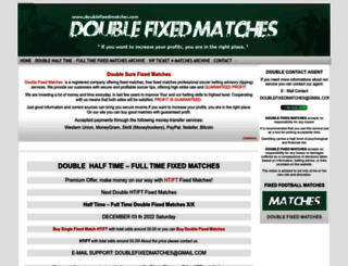 doublefixedmatches.com screenshot