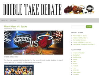 doubletakedebate.com screenshot