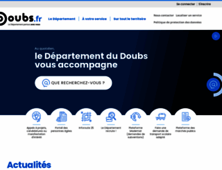 doubs.fr screenshot