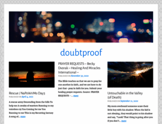 doubtproof.wordpress.com screenshot
