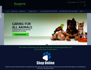 doughertyveterinary.com screenshot
