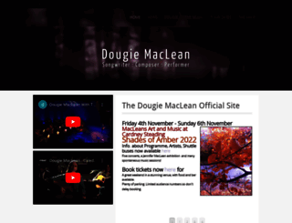 dougiemaclean.com screenshot