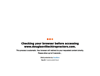 douglasvillechiropractors.com screenshot