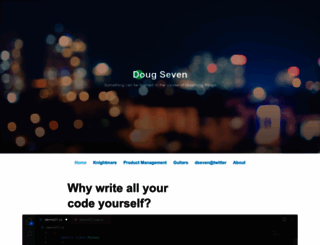 dougseven.com screenshot