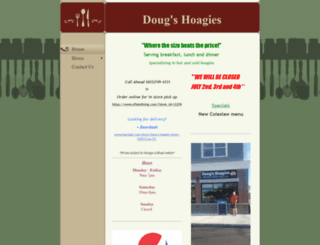 dougshoagies.com screenshot