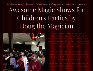 dougthemagician.com screenshot