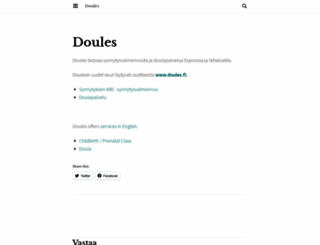 doules.wordpress.com screenshot