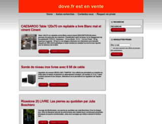 dove.fr screenshot