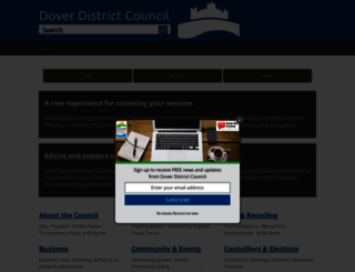 dover.gov.uk screenshot