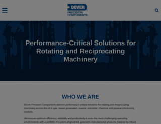 doverprecision.com screenshot