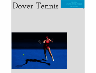 dovertennis.com screenshot