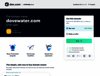 dovewater.com screenshot