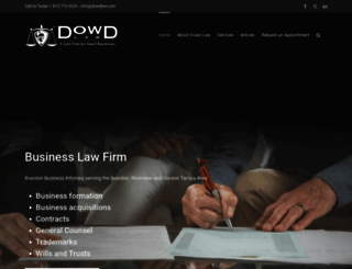 dowdlaw.com screenshot