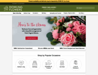dowlingflowers.com screenshot
