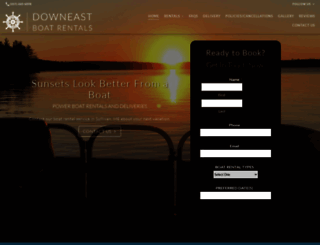 downeastboatrentals.com screenshot