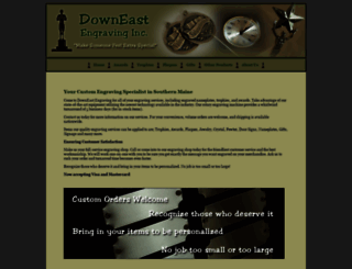downeastengraving.com screenshot