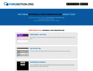 downerkill-fans.forumotion.org screenshot