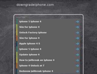 downgradeiphone.com screenshot