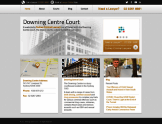 downingcentrecourt.com.au screenshot