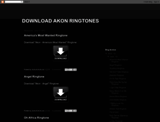 download-akon-ringtones.blogspot.no screenshot